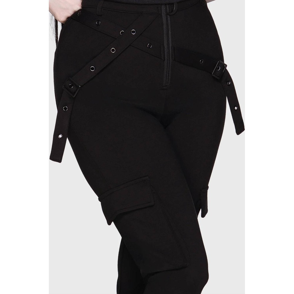 Killstar Raynee Trousers black size small - Picture 2 of 3